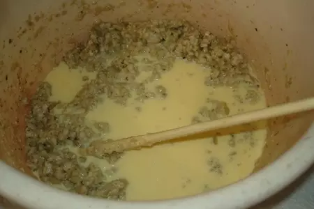 Колбаса кровяная домашняя с грибами и рисом.: шаг 5