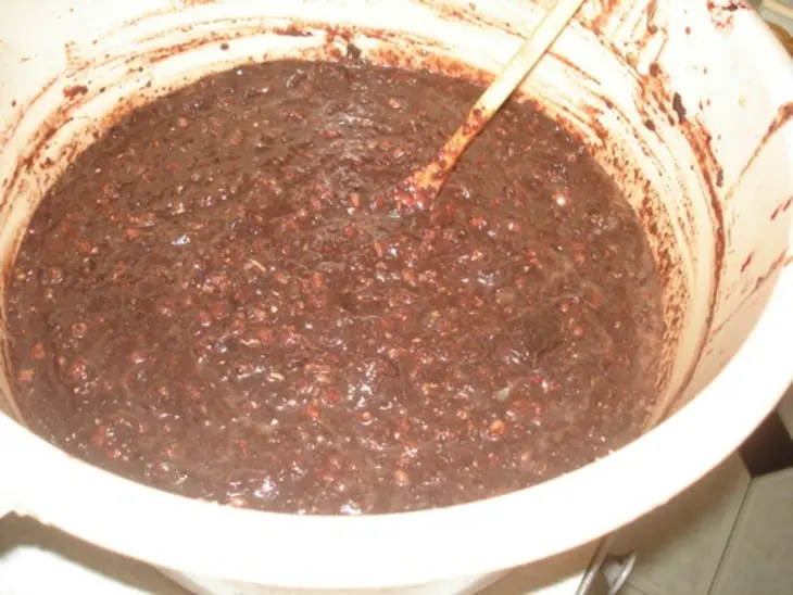 Колбаса кровяная домашняя с грибами и рисом.: шаг 6