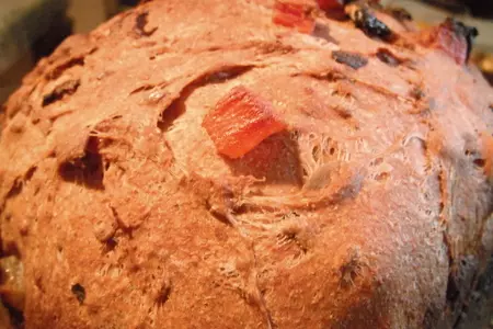 Хлеб из цельнозерновой муки с семенами и цукатами /для хп/: шаг 1