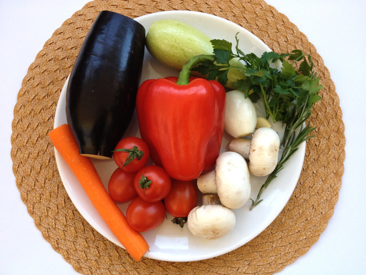 Судак жареный с гарниром из овощей и риса: шаг 10