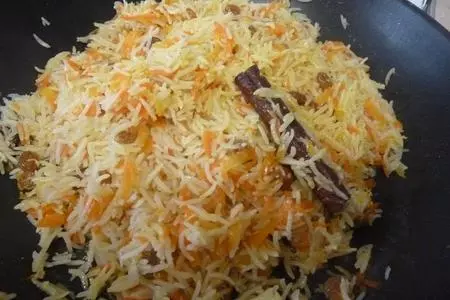 Рис с морковью и кокосовым орехом (гаджар пулау): шаг 10