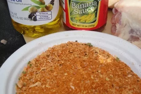 Курица на гриле под банановым соусом: шаг 2