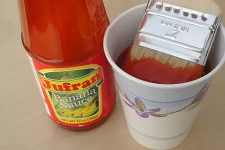 Курица на гриле под банановым соусом: шаг 5
