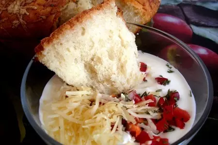 Обезьяний хлеб с чесноком и перцем.: шаг 11