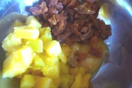 Рисовая запеканка с тыковкой и клюковкой): шаг 2