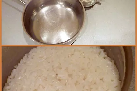 Рисово-рыбные тефтели с овощами на пару под сливочно-сырным соусом: шаг 2