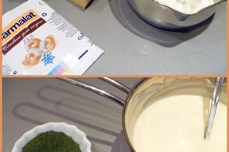 Рисово-рыбные тефтели с овощами на пару под сливочно-сырным соусом: шаг 6