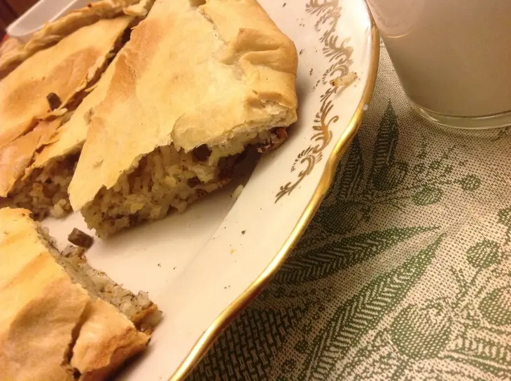 Необычный критский пирог с рисом ( для любителей экспериментов со вкусами): шаг 4