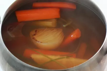 Паэлья маринара: шаг 1