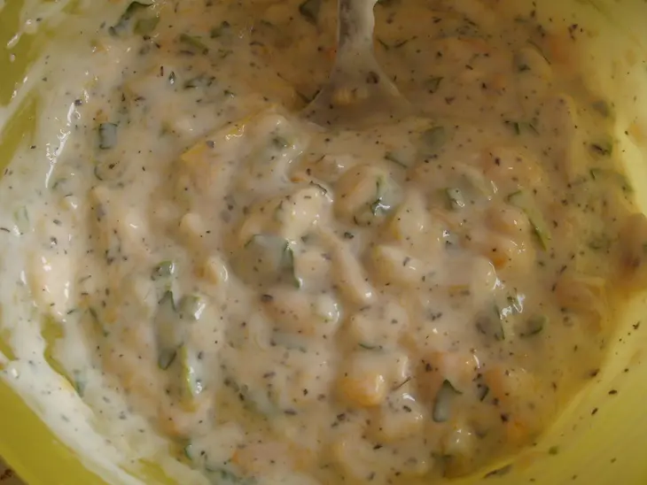 Ореховый плов с горошком и банановой райтой.: шаг 4