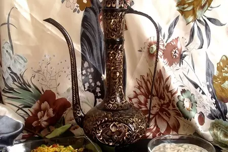 Ореховый плов с горошком и банановой райтой.: шаг 15
