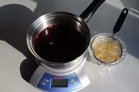 Тёплый салат с уткой, грилованным манго и кубиками ягодного желе: шаг 3