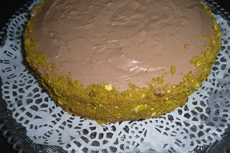 Бисквитный торт с шоколадным пудинговым кремом и карамелью "dames favoris!": шаг 26