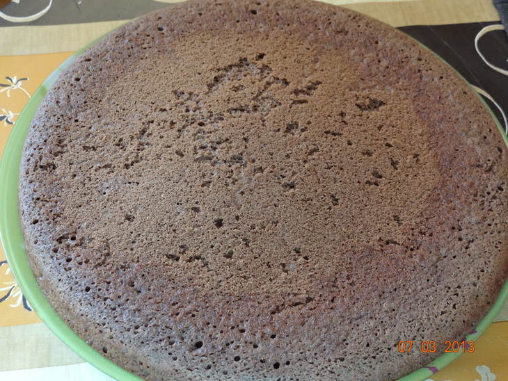 Торт «тайна» (шоколадно-кремово-ореховый): шаг 1