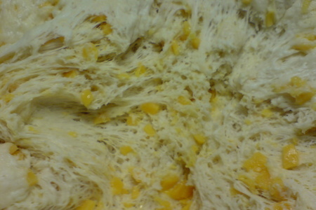 Хлеб „фугасс“ с сыром: шаг 5