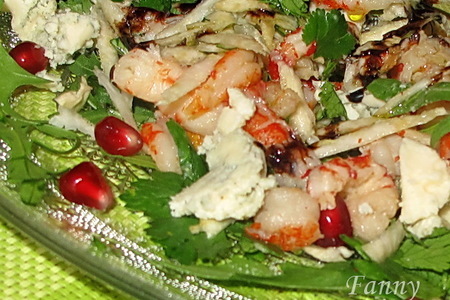 Салат с раковыми шейками от дуни смирновой ("звездный" фм): шаг 3