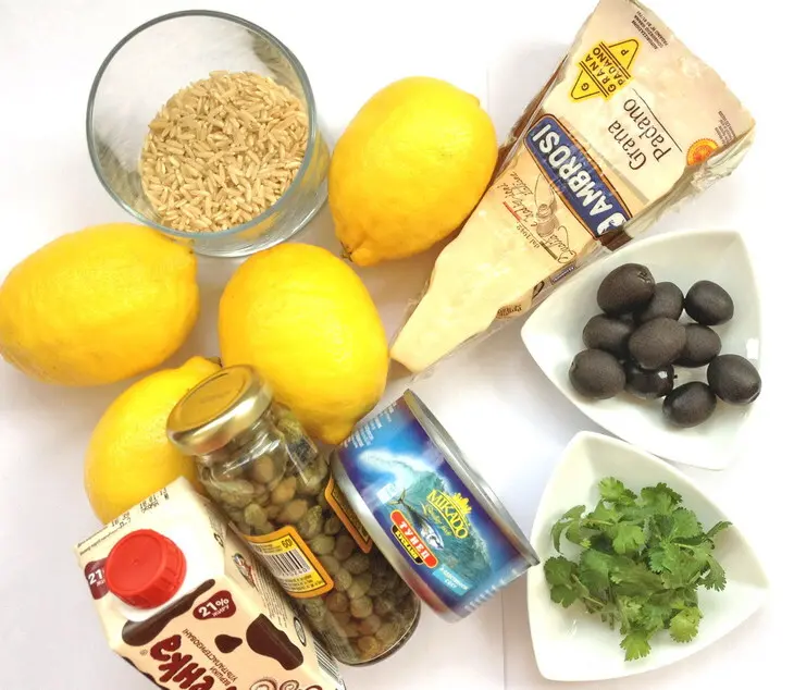Лимоны с салатом из тунца.  limoni ripieni al tonno: шаг 2