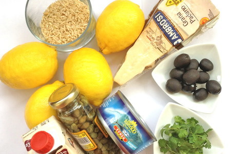 Лимоны с салатом из тунца.  limoni ripieni al tonno: шаг 2