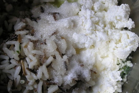 Сырники с рисом и шпинатом в кунжутной панировке: шаг 3