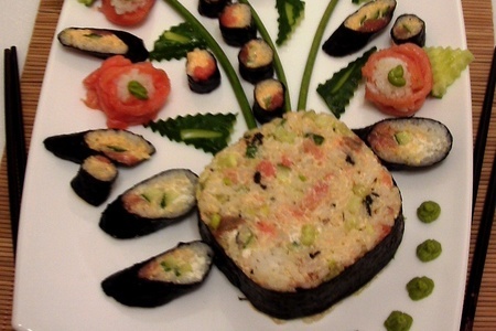 Суши-салат «любимый букет»: шаг 13