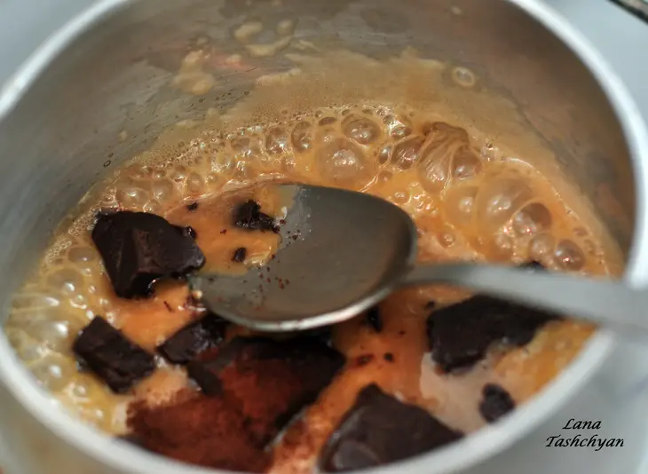 Карамельно-шоколадные бомбочки "macchiato": шаг 2