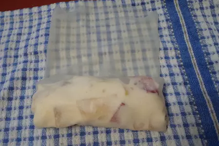 Спринг роллы с творогом, яблоком, клубникой!!!: шаг 4