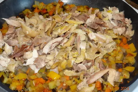 «завёртыши» с начинкой из курицы с овощами: шаг 3