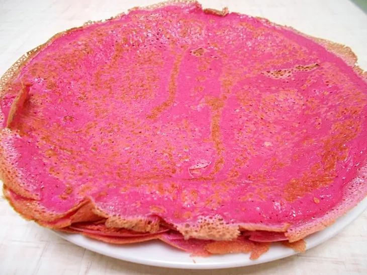 Блины свекольные с говядиной и овощами.: шаг 2