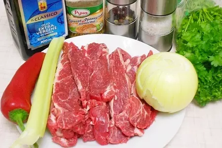 Блины свекольные с говядиной и овощами.: шаг 3