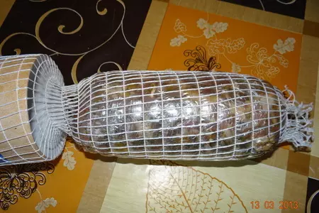 Рулет закусочный из курицы и индейки: шаг 4