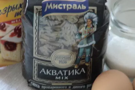 Блины-оладьи с диким рисом.: шаг 1