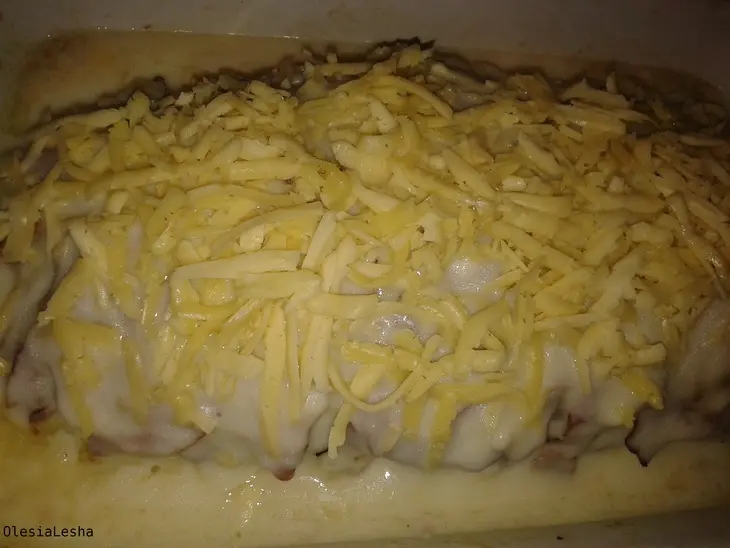"голубец"...мясной рулет под нежным сливочным соусом))): шаг 11
