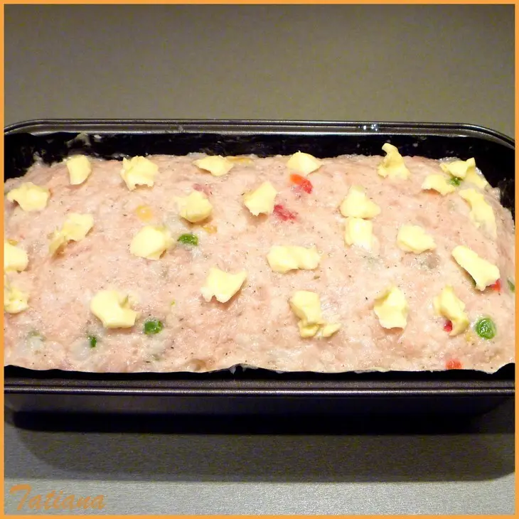 Хлебец куриный с рисом и овощами: шаг 4