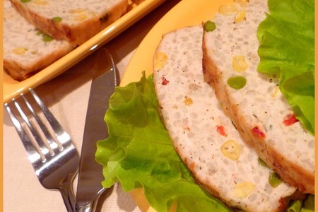 Хлебец куриный с рисом и овощами: шаг 8