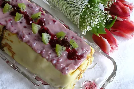 Блинный террин "брусничная масленица": шаг 17