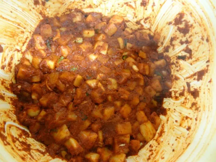 Вяленый дайкон по корейски: шаг 6