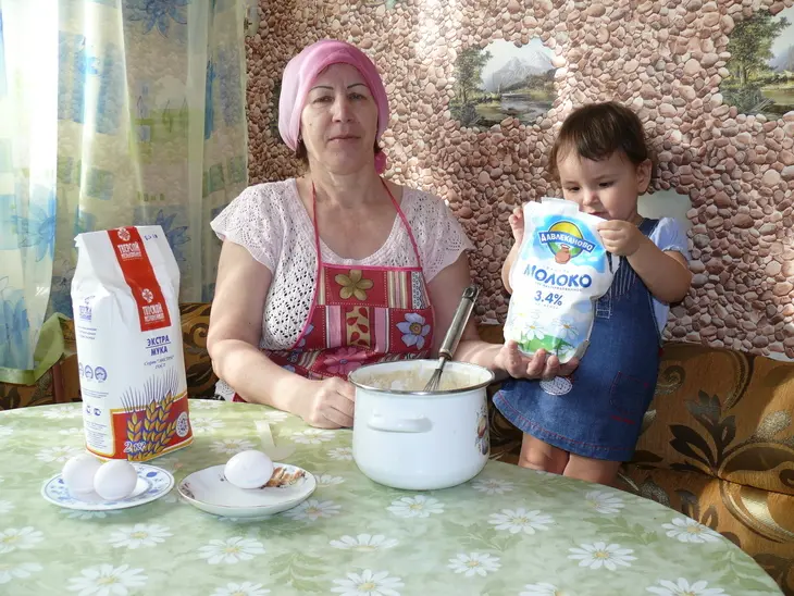 Бабушкины блинчики для внученьки сони.: шаг 2