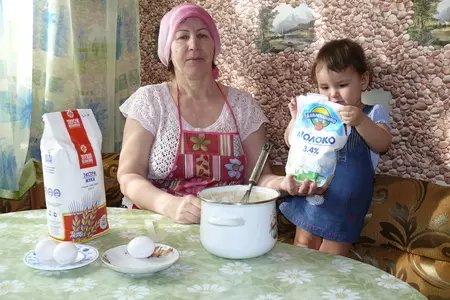 Бабушкины блинчики для внученьки сони.: шаг 2