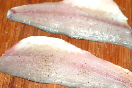Сибас жареный с кускусом и песто (обед или ужин за 10 минут): шаг 2
