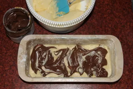 Кекс с пастой nutella: шаг 8