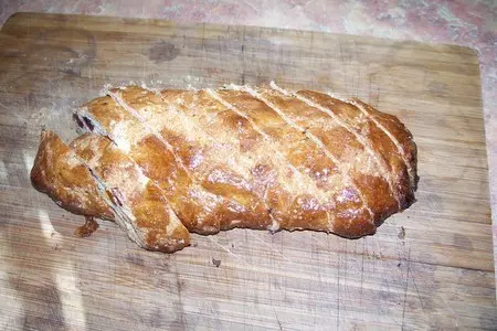 Лимонные бискотти с орехами, семечками и сухофруктами: шаг 2