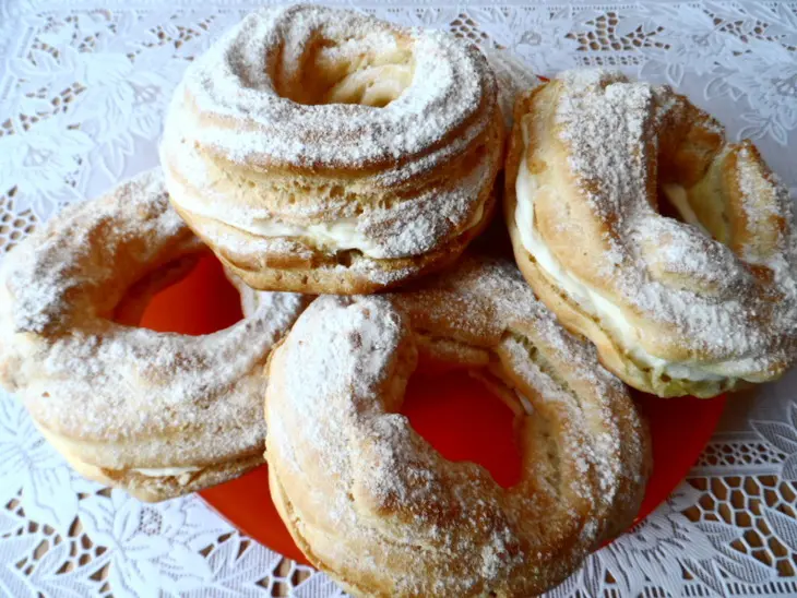Заварные кольца к чаю: шаг 9