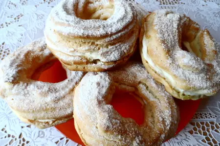 Заварные кольца к чаю: шаг 9