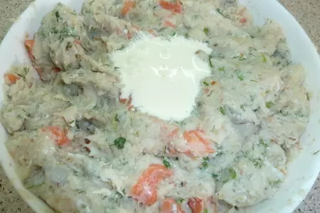 Рыбные котлеты с картофельным пюре "новая волна": шаг 4