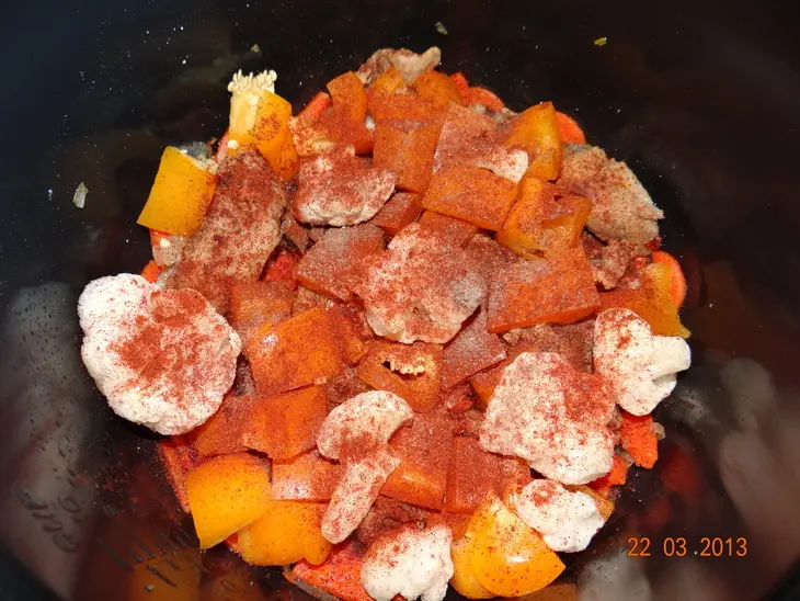 Жаркое из свиных рёбер с овощами: шаг 2