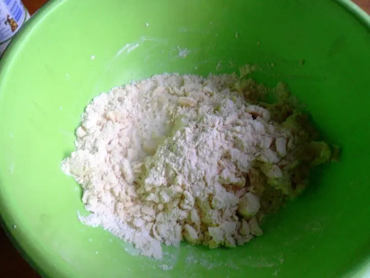 Открытый пирог с рисом и тунцом: шаг 5