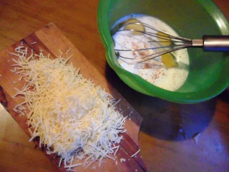 Открытый пирог с рисом и тунцом: шаг 8