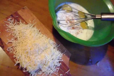 Открытый пирог с рисом и тунцом: шаг 8