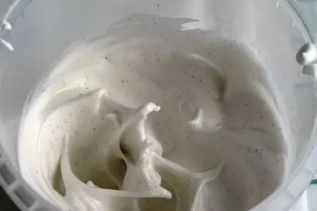Рисовый завтрак с грушей  под кокосовым суфле: шаг 5