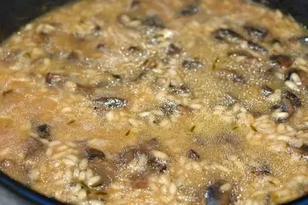 Ризотто с шампиньонами: шаг 7
